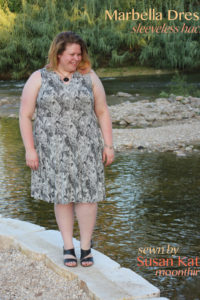 Marbella Dress sewing pattern by Blank Slate Patterns sewn by moonthirty