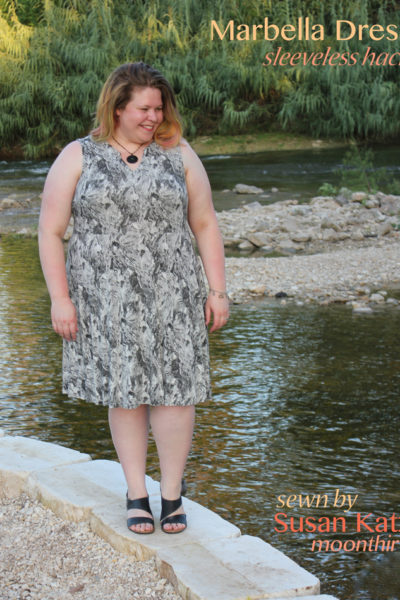 Marbella Dress sewing pattern by Blank Slate Patterns sewn by moonthirty