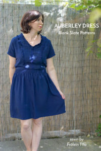 Auberley Dress by Blank Slate Patterns sewn by Frölein Tilia