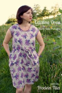 Catalina Dress by Blank Slate Patterns sewn by Froelein Tilia