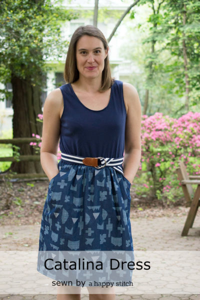 Catalina Dress from Blank Slate sewn by a happy stitch