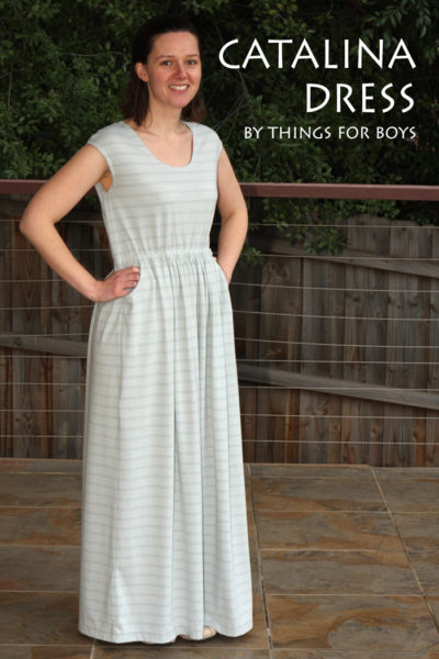 Catalina Dress by Blank Slate Patterns sewn by Things for Boys