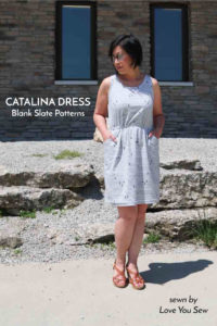Catalina Dress by Blank Slate Patterns sewn by Love You Sew