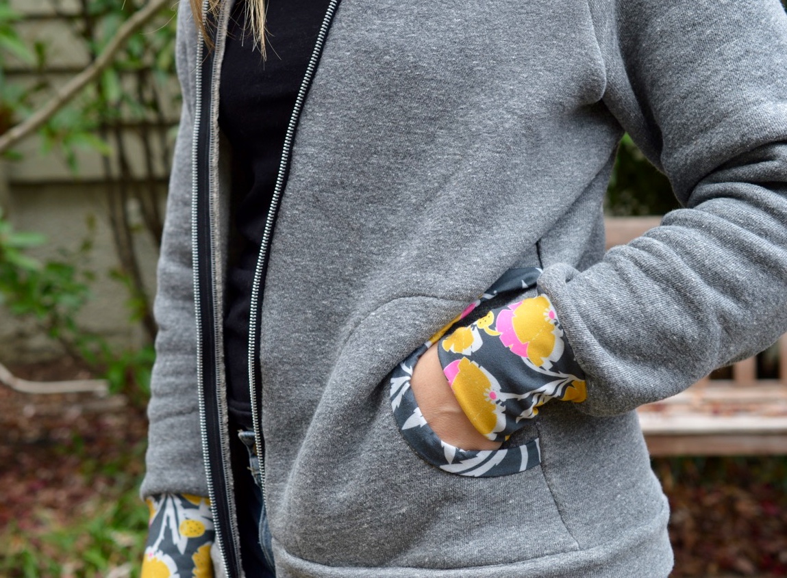Zinnia Jacket by Blank Slate Patterns sewn by A Happy Stitch
