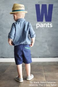 W Pants by Blank Slate Patterns sewn by The Crazy Tailor