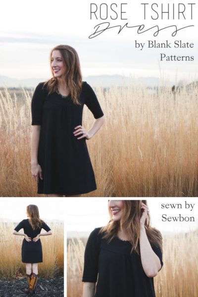 Rose T-shirt by Blank Slate Patterns sewn by Sewbon