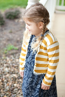 Ruffled Cardigan by Blank Slate Patterns with Pattern Revolution