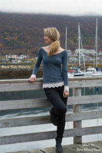 Fairelith Top by Blank Slate Patterns sewn by Sew Mariefleur