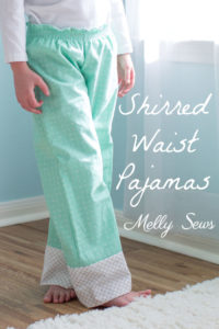 Shirred Pajama Pants by Melly Sews