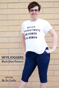 Skye Joggers by Blank Slate Patterns sewn by Be So Crafty