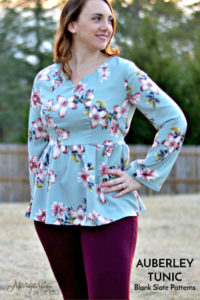 Auberley Tunic by Blank Slate Patterns sewn by Margarita on the Ross