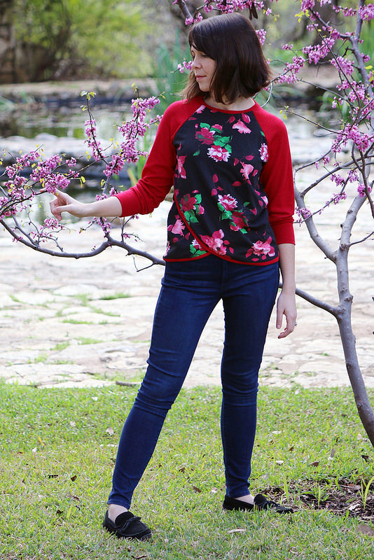 Tulip Top by Blank Slate Patterns sewn by Dixie DIY