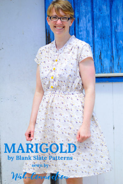 Marigold Dress by Blank Slate Patterns sewn by Nah Connection - women's dress sewing pattern