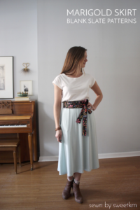 Marigold Skirt by Blank Slate Patterns sewn by SweetKM