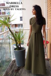 Marabella Dress by Blank Slate Patterns sewn by _ym.sews_