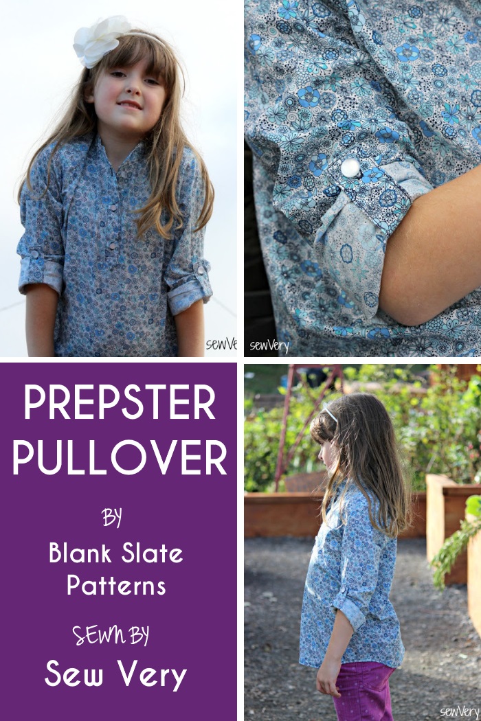Prepster Pullover by Blank Slate Patterns sewn by Sew Very