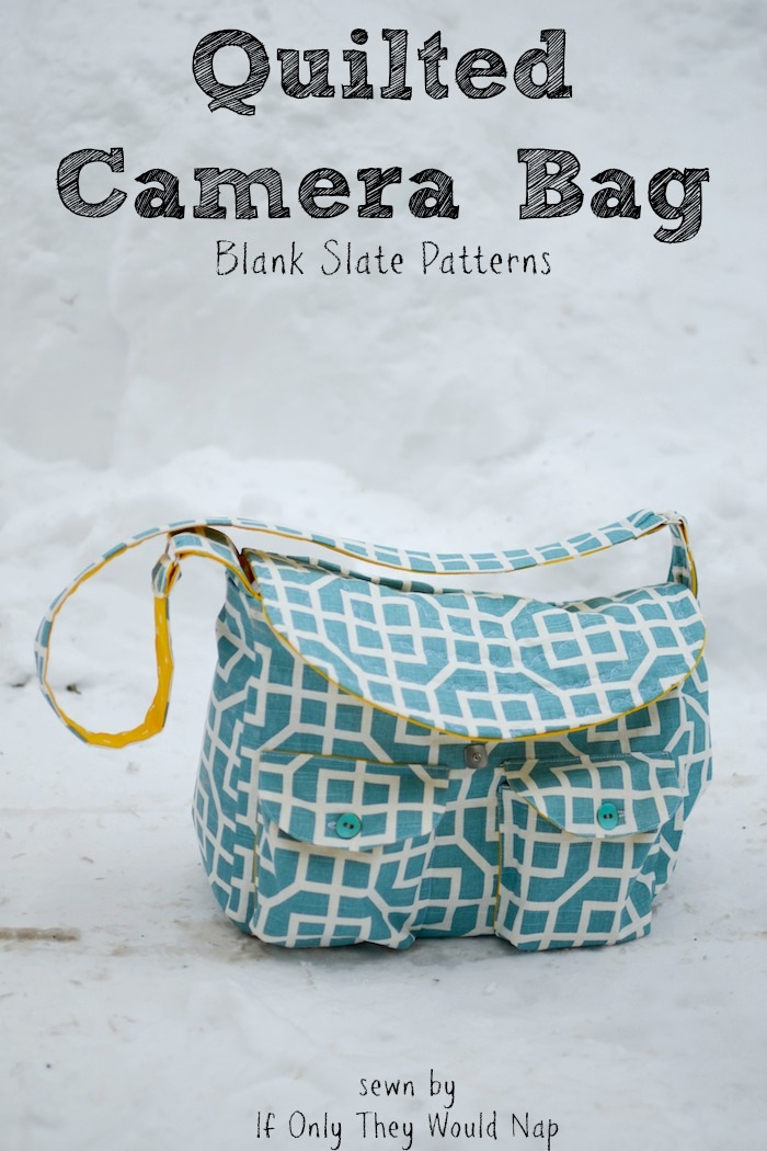 Quilted Camera Bag by Blank Slate Patterns sewn by 