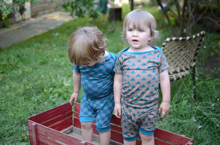 Sleepover Pajamas by Blank Slate Patterns sewn by If Only They Would Nap