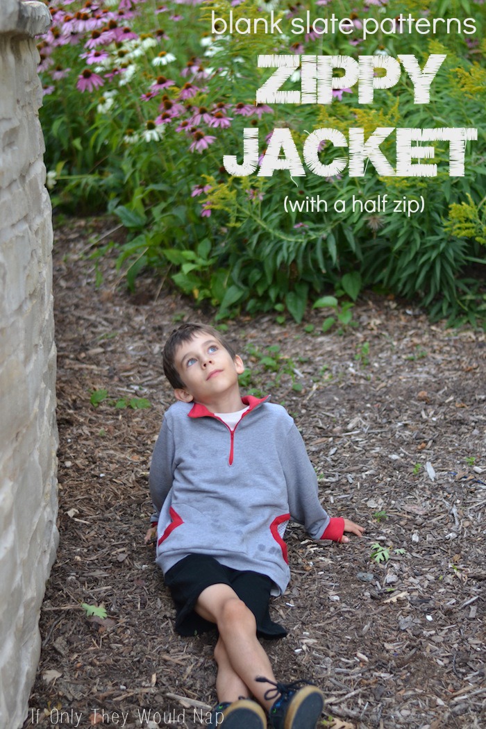 Zippy Jacket by Blank Slate Patterns sewn by If Only They Would Nap