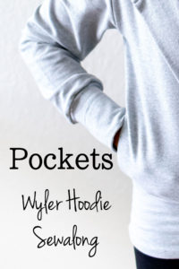 How to sew the Wyler Hoodie Pockets Sewalong Tutorial
